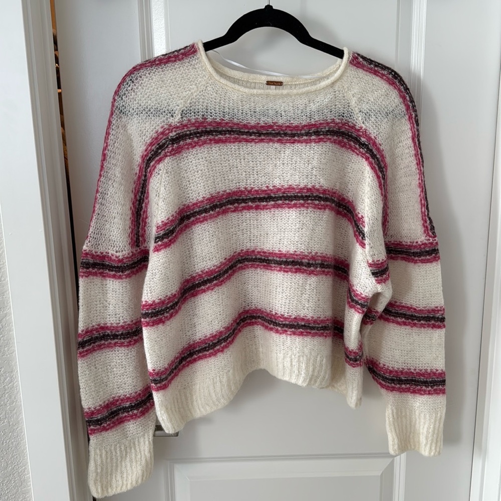Free People Hockley Alpaca-Blend Striped Sweater